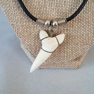 Shark's Tooth Choker Necklace